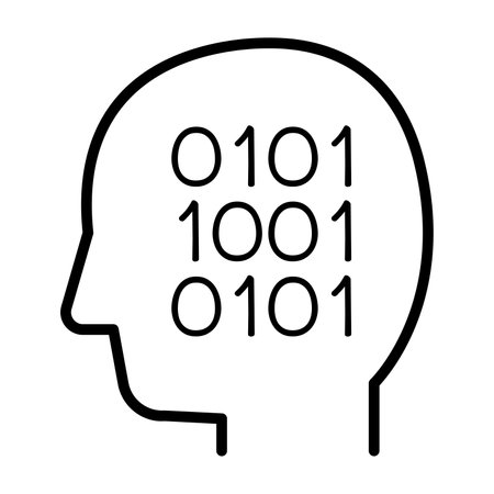 AI line iconのイラスト素材