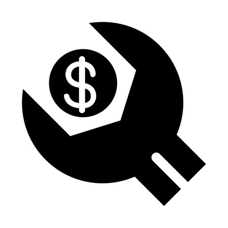 Financial management iconのイラスト素材