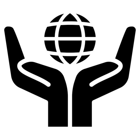 Save the world iconのイラスト素材