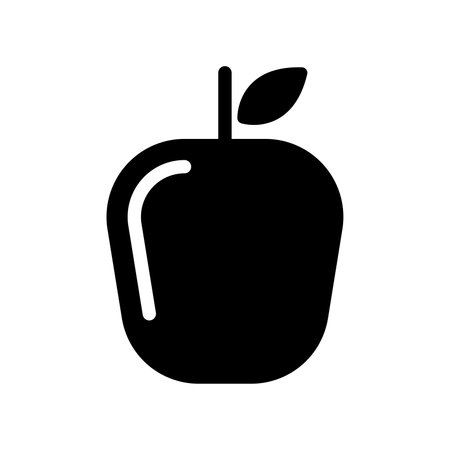 Apple iconのイラスト素材