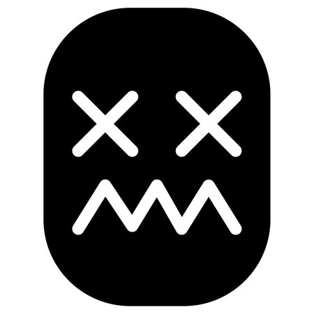 Bitter face iconのイラスト素材