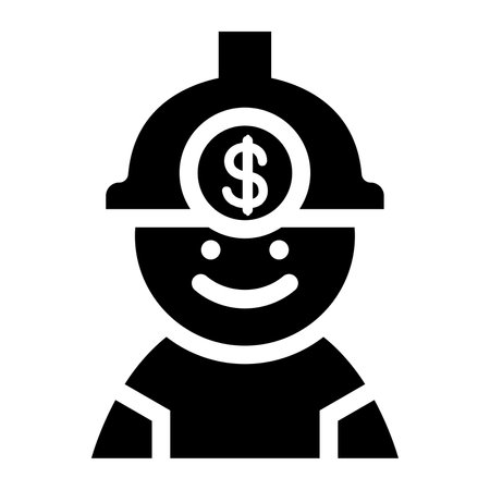Cryptocurrency iconのイラスト素材