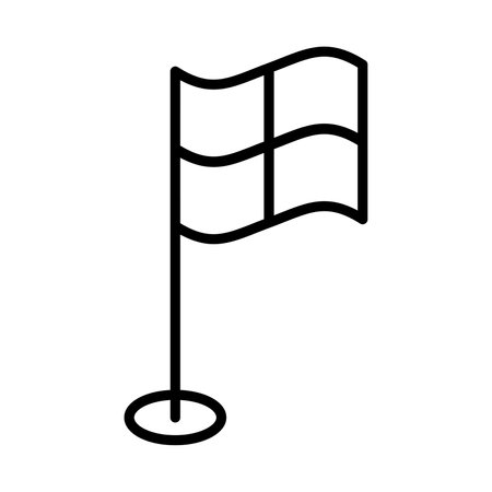 Flag line iconの写真素材