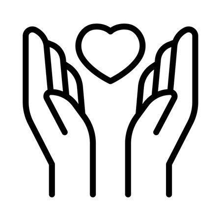 Kindness iconのイラスト素材