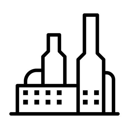 Factory iconのイラスト素材