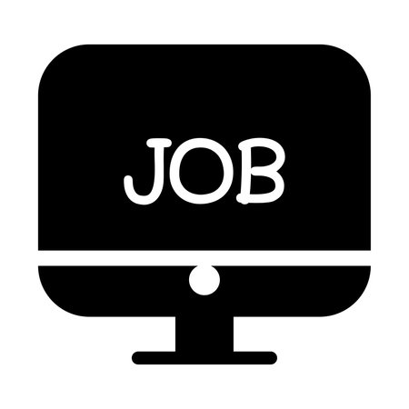 Online recruitment iconのイラスト素材