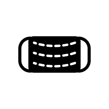 Surgical mask iconのイラスト素材