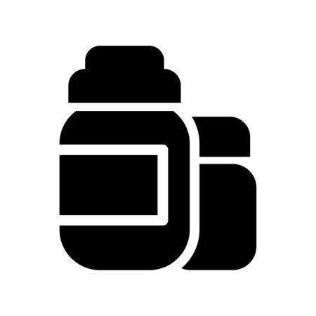 Herbal pill iconのイラスト素材