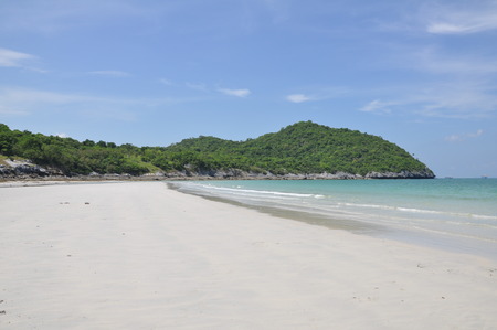 The sea and the beach at Sri Chang island, Chonburi - Thailand.の写真素材
