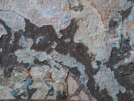 Old damaged grunge wall background or texture.