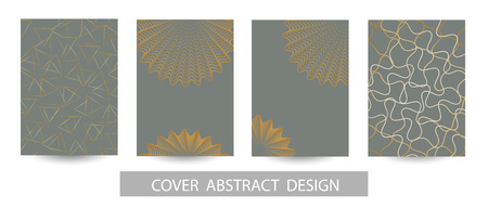 Abstract minimal geometric background. Geometric pattern with trendy gradient texture. For printing on covers, banners, sales, flyers. Modern design. Vector. EPS10のイラスト素材