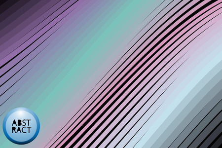Colorful striped wavy background. Dynamic geometric template for covers, banners, posters, presentations. Vector.のイラスト素材