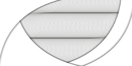 Geometric stylish white background. Abstract technological background with paper cut layers. Vector design element for banners, posters, covers.の写真素材