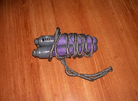 jump rope with jump counterの写真素材