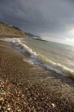 coast lineの写真素材