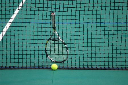 tennis courtの写真素材