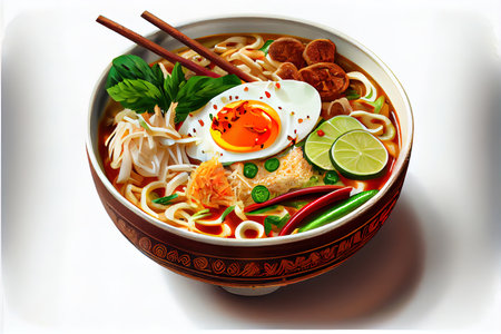 Thai Ba Mee Kiew food