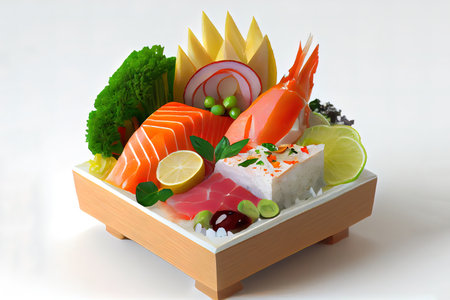 Japanese Sashimi foodの写真素材