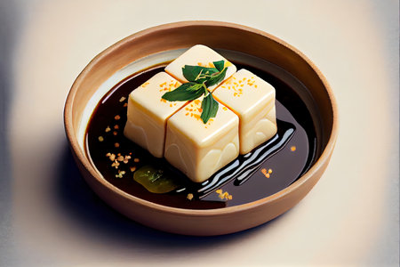 Japanese Tofu foodの写真素材
