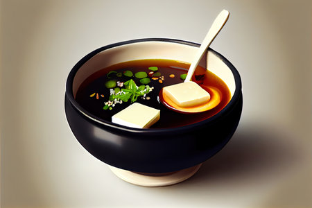 Japanese Miso Soup foodの写真素材
