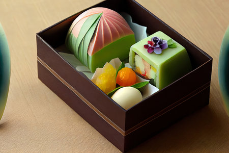 Japanese Wagashi food
