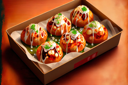 Japanese Takoyaki food