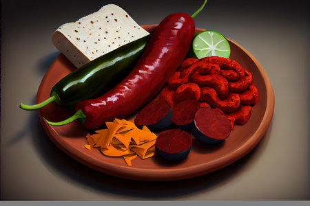 Mexican Chorizo foodの写真素材