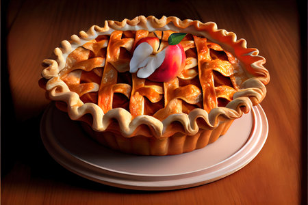 American Apple Pie food Ai Genereated Image Ai Generated Imageの写真素材