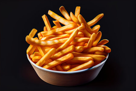 French Fries food Ai Generated Image
