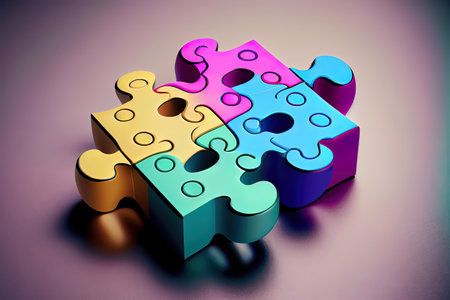 Colorful equal rights symbol concept. Generative Aiの素材