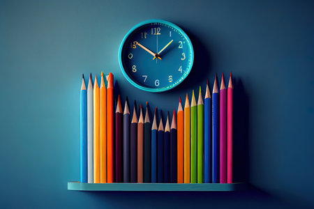 Back to school concept. Generative Aiの素材
