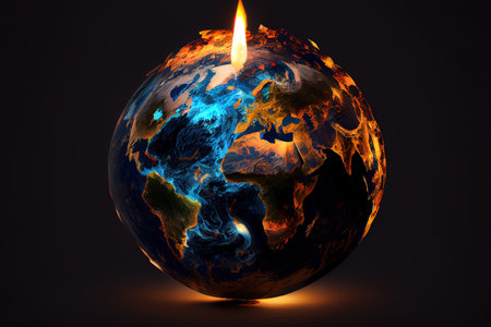 Weather effects with dessert. Generative Aiの素材