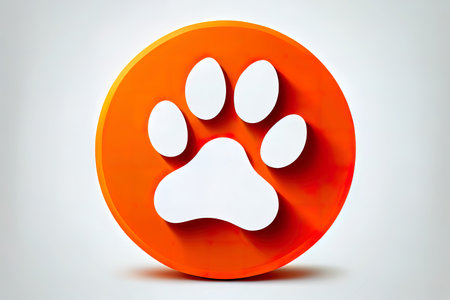 Cute cat story highlights icon for social media vector. Generative Aiの素材