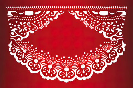 Cinco de mayo background with mexican elements. Generative Aiの素材