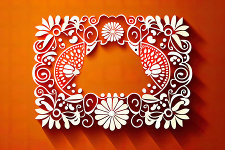 Paper fruit origami watermelon fan decoration. Generative Aiの素材