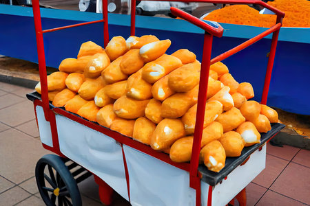 Breakfast oil bread china cuisine. Generative Aiの素材