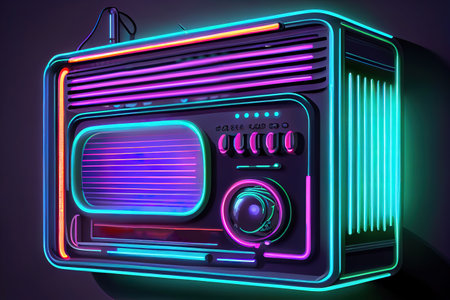 oncept design for World Radio Day. Generative Aiの素材