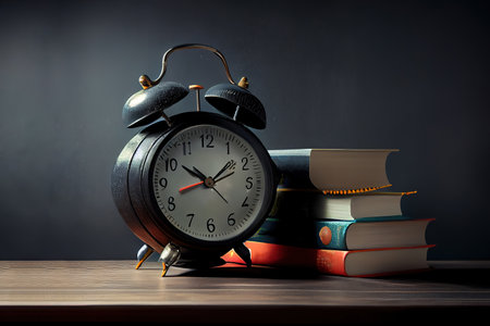 Realistic hand drawn back to school background. Generative Aiの素材