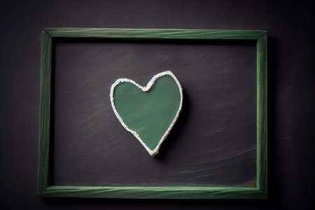 Back to school background in chalkboard style. Generative Aiの素材