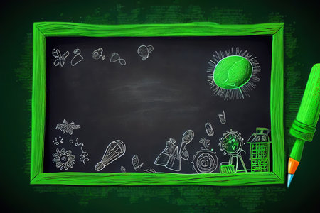 blank copyspace for childhood imagination and education success concept. Generative Aiの素材