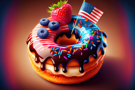 Fourth of july element collection. Generative Aiの素材