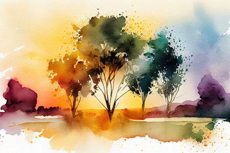 Chinese ink and water landscape painting. Generative Aiの素材