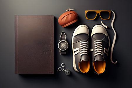 Fathers day greeting card concept. Generative Aiの素材