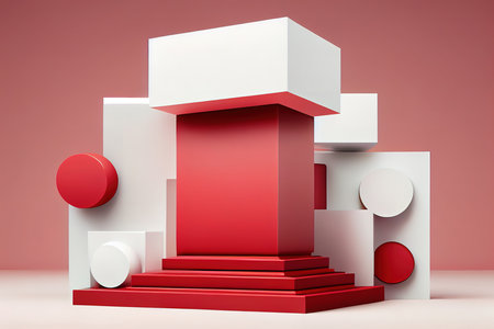 A minimalist beige background to promote your fragrance sticks. Generative Aiの素材