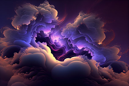 abstract lights on the subject of art, spirituality, painting. Generative Aiの素材