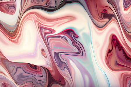 Colorful and mysterious marble pattern graphic material. Generative Aiの素材