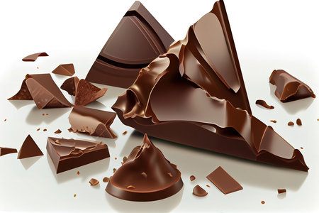 Black chocolate. Generative Aiの素材