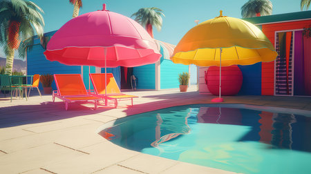The best summer holidays. Generative Aiの素材