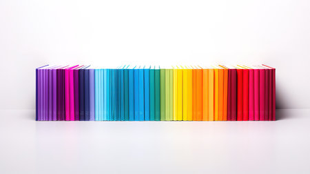 Close-up of open book with bookmark. Generative Aiの素材