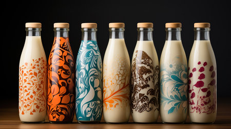 Sake japanese beverage still life. Generative Aiの素材